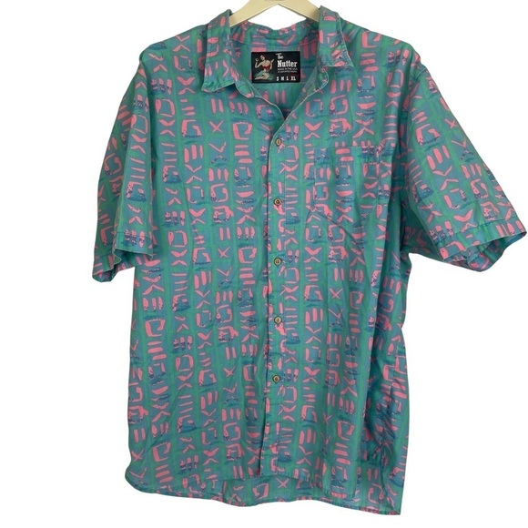 Chubbies The Nutter Mens Size XL Short Sleeve Retro Blue - Picture 1 of 5